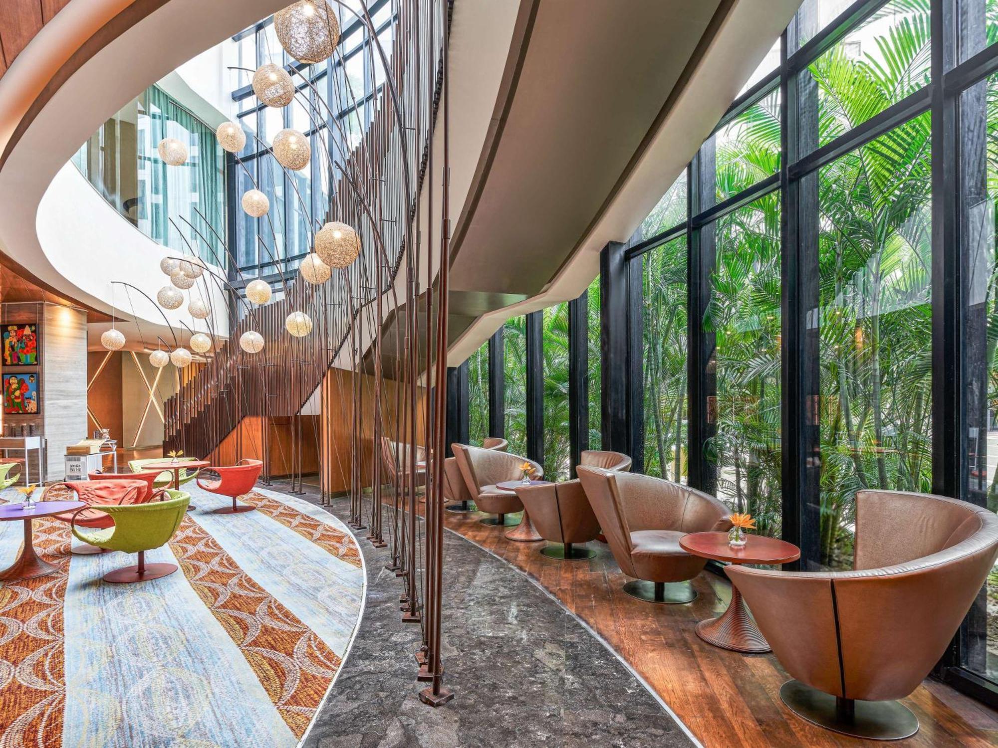 Pullman New Delhi Aerocity Buitenkant foto The lobby